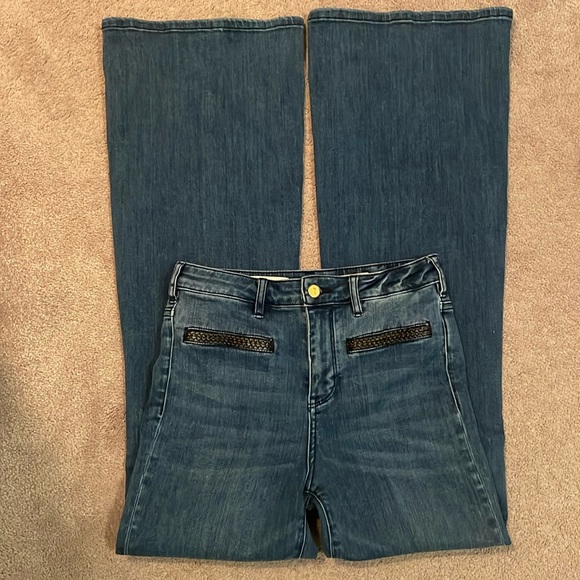 Pilcro And The Letterpress (Anthro) Stet Flare Jeans - Picture 2 of 6